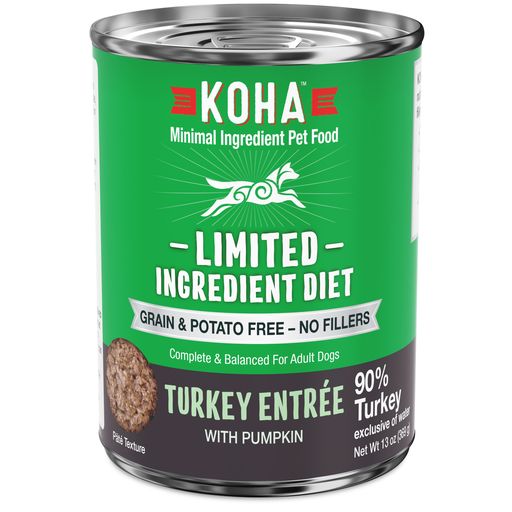 Koha Dog Food Turkey EntrÃ©e Case Of 12. Hollywood Feed | Your Local