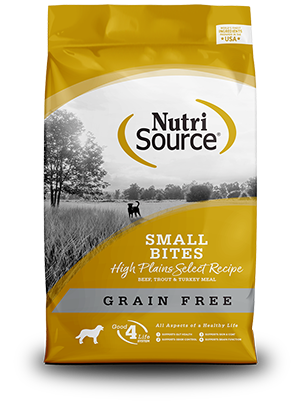 NutriSource Dog Food - Grain-Free High Plains Select Small Bites