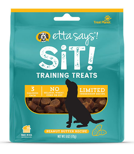 Etta Says Dog Treats - Sit Training Treats Peanut Butter