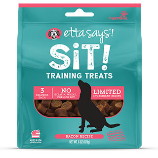 Etta Says! Dog Treats - Sit Training Treats Bacon