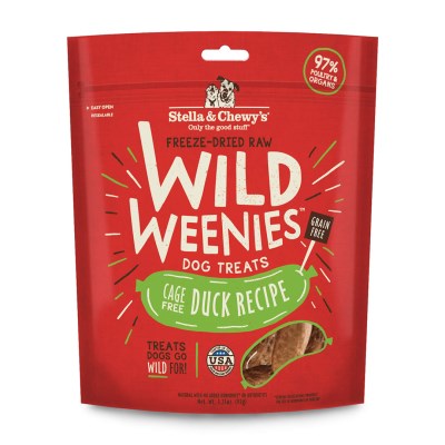 Stella & Chewy's Dog Treats - Wild Weenies - Duck