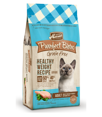 Merrick Cat Food - Purrfect Bistro Grain-Free Healthy Weight