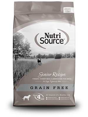 NutriSource Dog Food - Grain Free Senior Turkey & Lentils