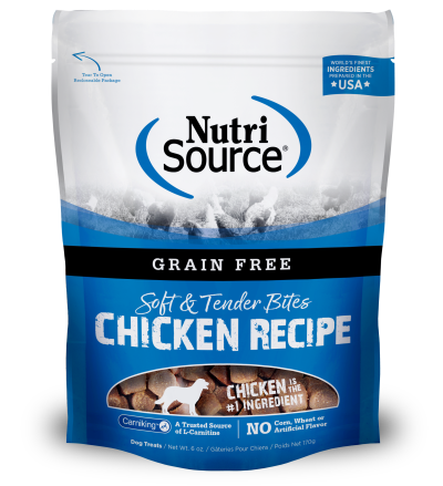 NutriSource Dog Treats - Grain-Free Chicken Bites