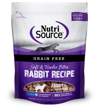 NutriSource Dog Treat - Grain-Free Rabbit