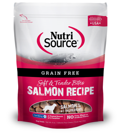 NutriSource Dog Treat - Grain-Free Salmon