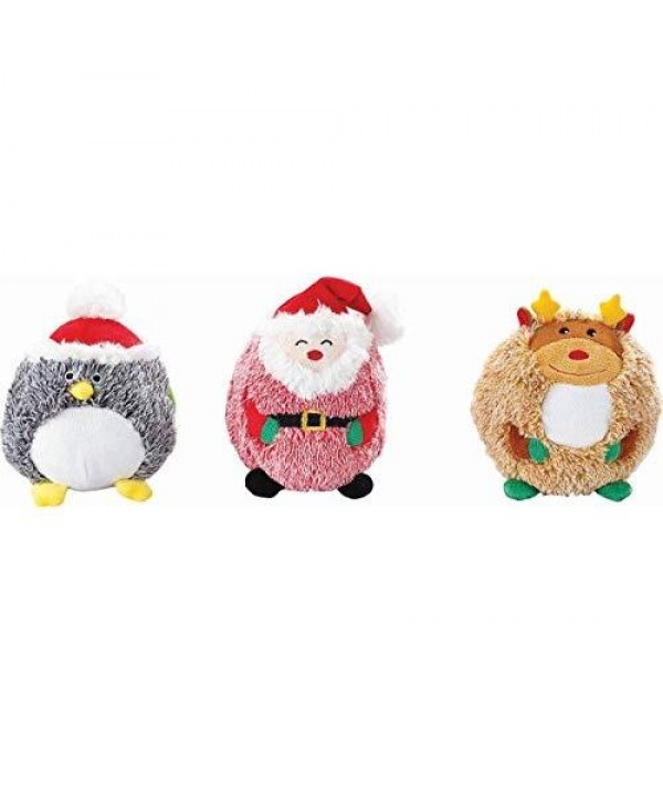 SPOT Dog Toy - Holiday Butterball - Assorted - 1 Each