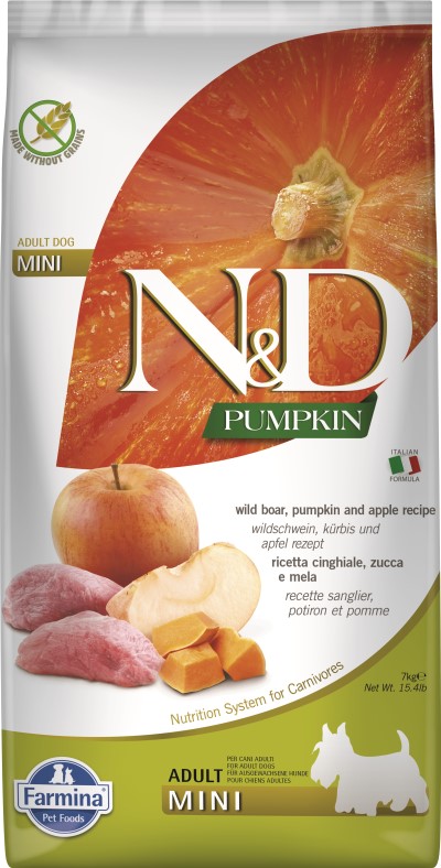 Farmina N&D Pumpkin Dry Dog Food - Boar & Apple Mini Adult