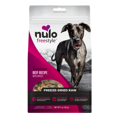 Nulo FreeStyle Freeze Dried Raw Dog Food - Grain-Free Beef Recipe With Apples