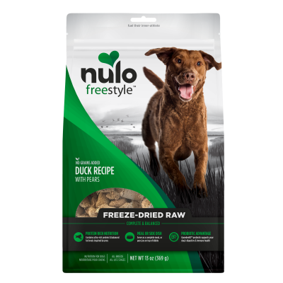 Nulo Freestyle Dog Food - Freeze-Dried Grain-Free Duck