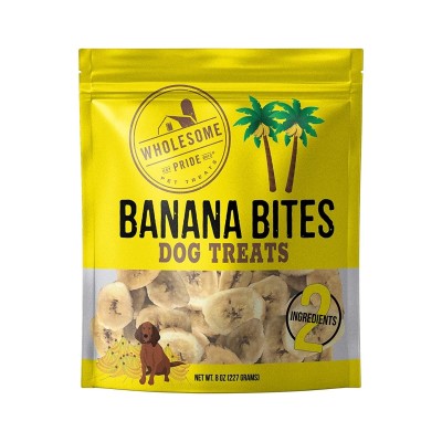Wholesome Pride Dog Treats - Banana Bites