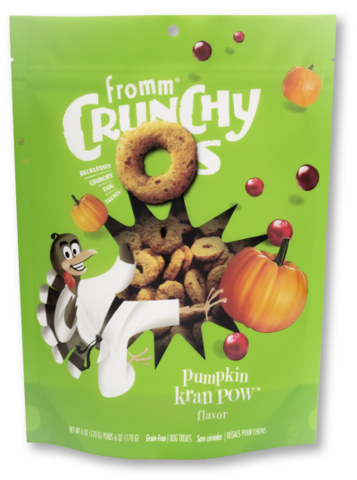 Fromm Dog Treats Crunchy Os®  Pumpkin Kran Pow® Flavor Treats