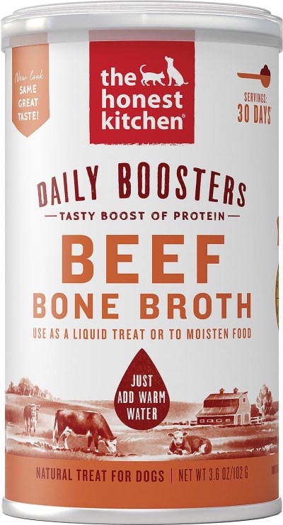 The Honest Kitchen Daily Boosts: Instant Beef Bone Broth with Turmeric