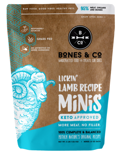 Bones & Co Frozen Dog Food - Lamb