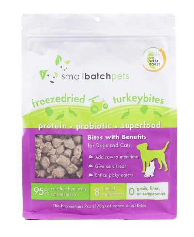 Small Batch Dog Treats - Freeze-Dried Turkey Bites
