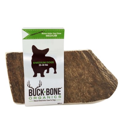 Buck Bone Organics Moose Antler Chew - Whole