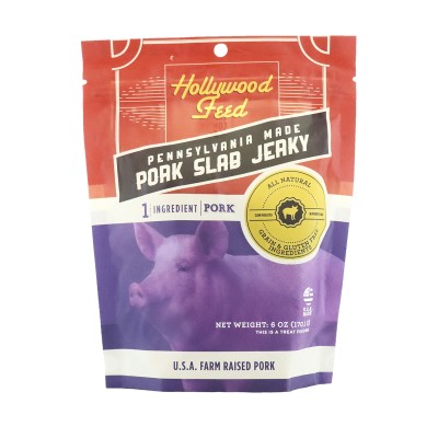 Hollywood Feed Pennsylvania Made Dog Treat - Pork Slab Jerky