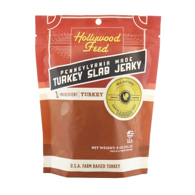 Hollywood Feed Pennsylvania Made Dog Treat - Turkey Slab Jerky