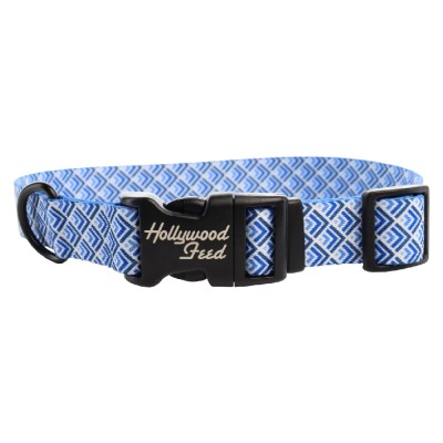 Hollywood Feed Ohio Made Nylon Dog Collar - Gradient Blue