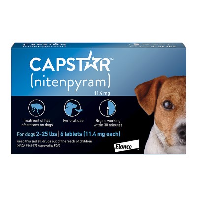 CAPSTAR Oral Flea Treatment - Dog 2-25 lbs