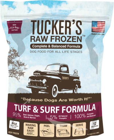 Tucker's Frozen Dog Food - Turf & Surf