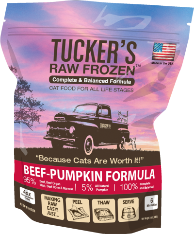 Tucker's Cat Food - Beef & Pumpkin
