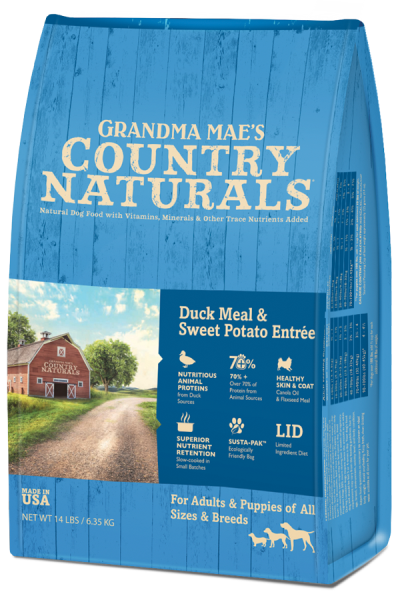 Country Naturals Dog Food - Duck Meal & Sweet Potato Entrée
