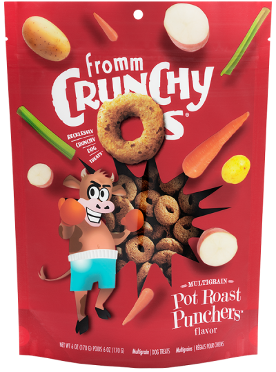 Fromm Dog Treats Crunchy Os®  Pot Roast Punchers™ Flavor Treats