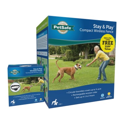 PetSafe Wireless Fence & Collar - Stay And Play Bundle