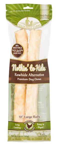 Nothin' to Hide Rawhide Alternative Roll - Chicken 2 Pack