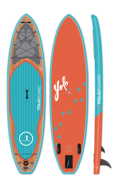 YOLO Board 11 Foot Inflatable Paddle Board - Dogwood