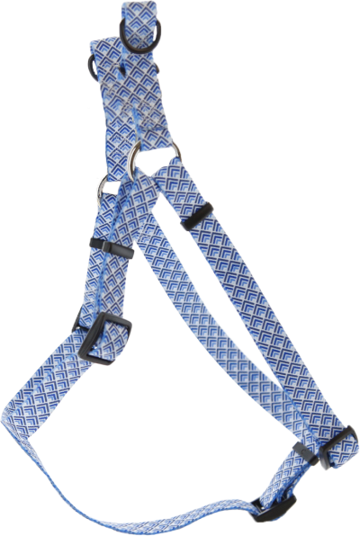Ohio Made Nylon Dog Harness - Gradient Blue