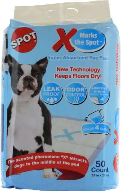 SPOT Potty Pads - X Marks The Spot-50 Pack