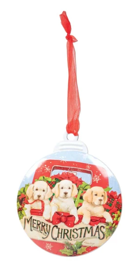 Brownlow Gifts Ornament - Christmas Puppies