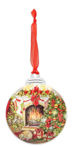 Brownlow Gifts Ornament - Christmas Fireplace