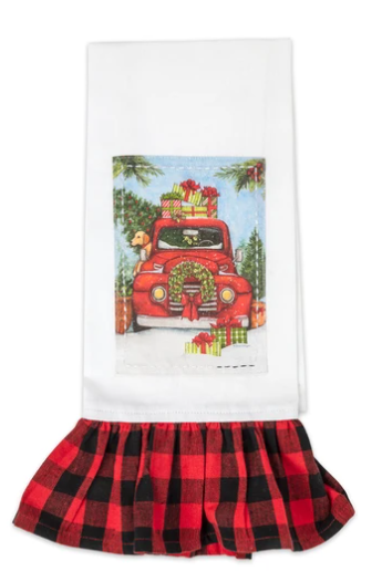 Brownlow Gifts Dish Towel - Christmas Truck