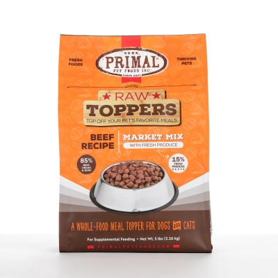 Primal Dog Meal Topper - Market Mix Beef