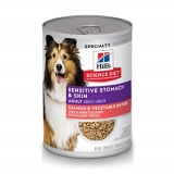 Science Diet Canned Dog food - Sensitive Stomach & Skin Salmon & Vegetable-Case of 12