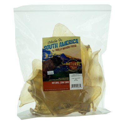 Hollywood Feed Made In South America Dog Chew - Natural Cow Ear