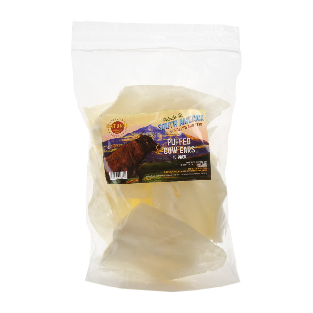 Hollywood Feed Made In South America Dog Chew - Puffed Cow Ear