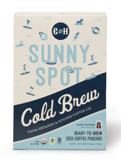 Grounds & Hounds Sunny Spot Cold Brew Pouches