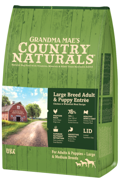 Country Naturals Dog Food - Large Breed with Chicken & Whitefish