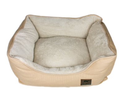 Tall Tails Bolster Dog Bed - Khaki