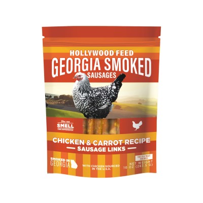 Georgia Smoked Dog Treat - Chicken & Carrot Sausages