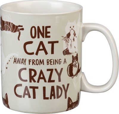 Primitives By Kathy Crazy Cat Lady Mug