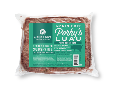 A Pup Above Dog Food - Porky Luau-Patty