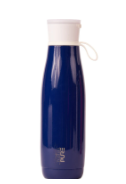 Pure Waves Speaker Water Bottle - Navy