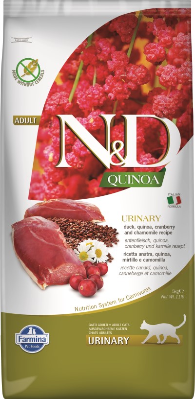 Farmina N&D Quinoa Dry Cat Food - Urinary Duck