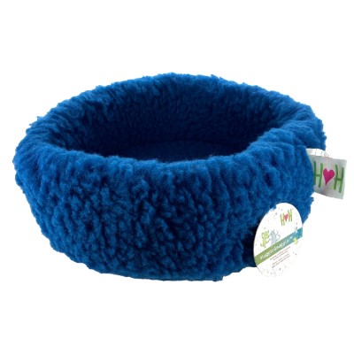 HuggleHounds Small Bed - Blue Fleece