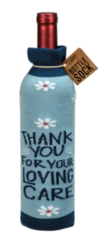 Primitives By Kathy Bottle Cover - Thank You For Loving Care